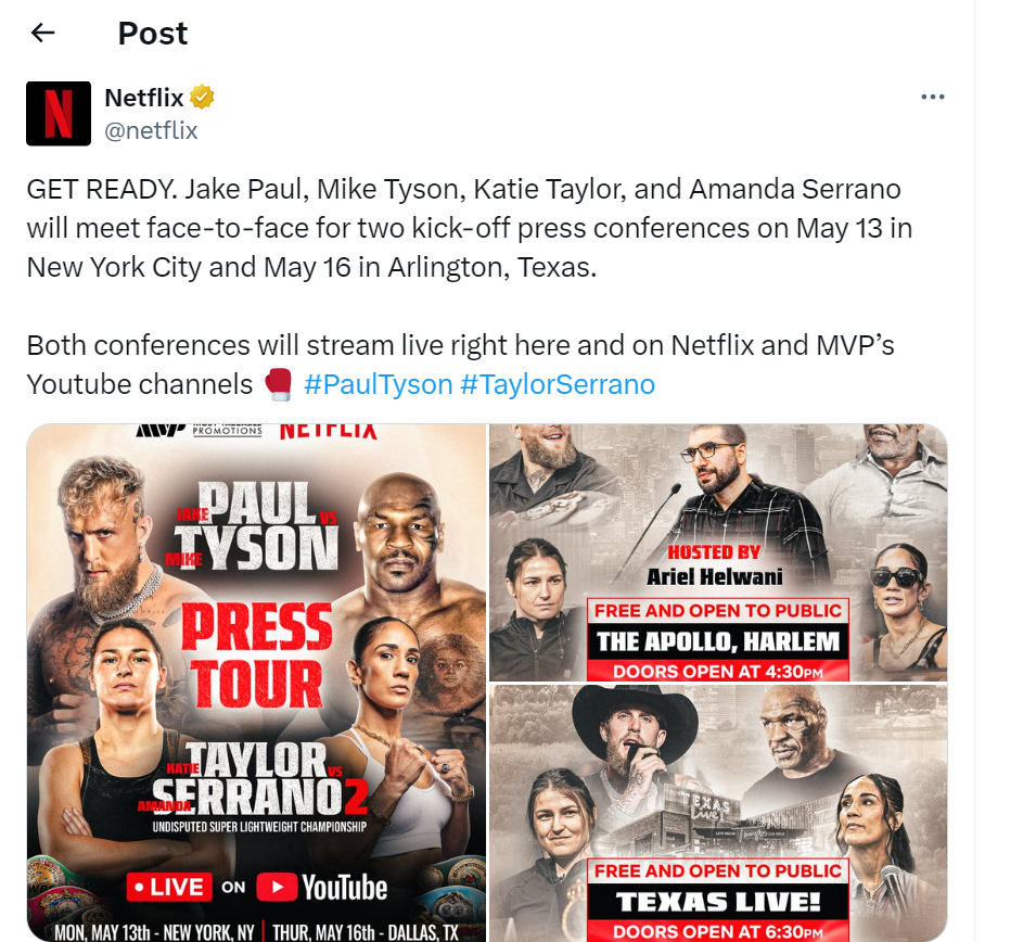 Jake Paul Vs. Mike Tyson Fight Date and Fight Time